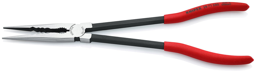 Pinces à bec effilé extra longues de 28 cm avec poignées antidérapantes