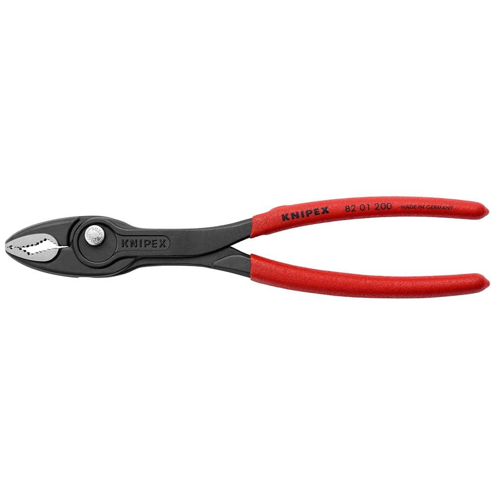 Pince multiprise de 8 pouces avec réglage par bouton-poussoir