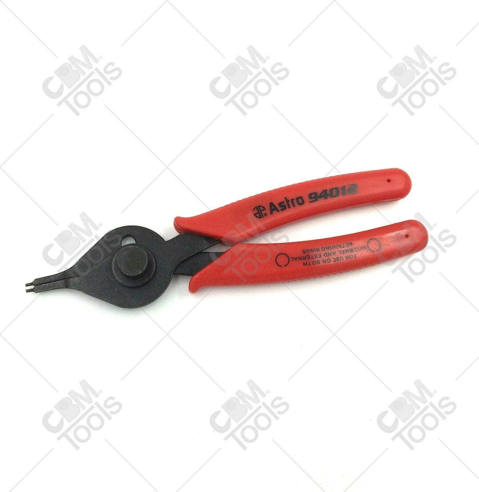 Pinces à circlips de 6" de long 0,038 avec pointes droites fixes internes/externes à ressort