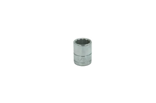 Douille chrome standard 3/8" Dr. 9/16" 12 pans (en pouces)