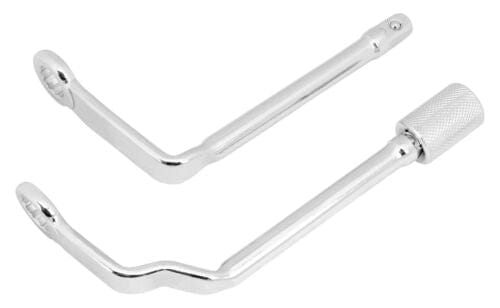 Clé coudée SAE pour collier de distributeur 1/2" - 9/16" avec carré d'entraînement 3/8"